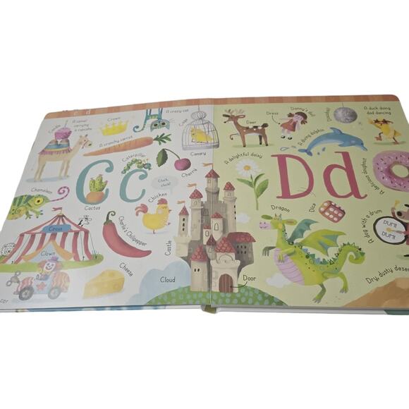 The Usburne Big Book of ABC Colorful Hard Back Pre K Home School Educational - Picture 3 of 10